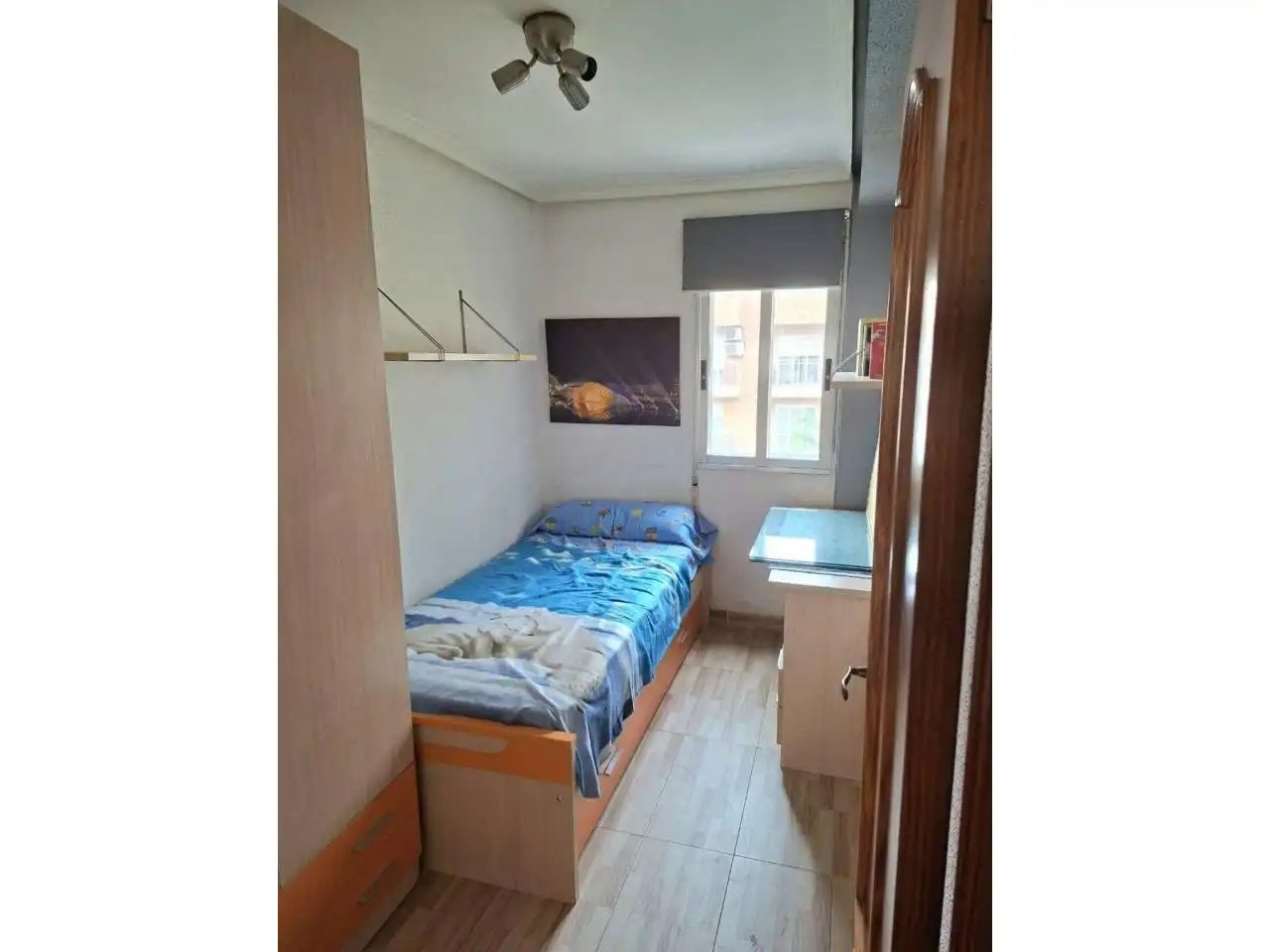 Bedroom of Flat for rent in Valencia  with Air Conditioner