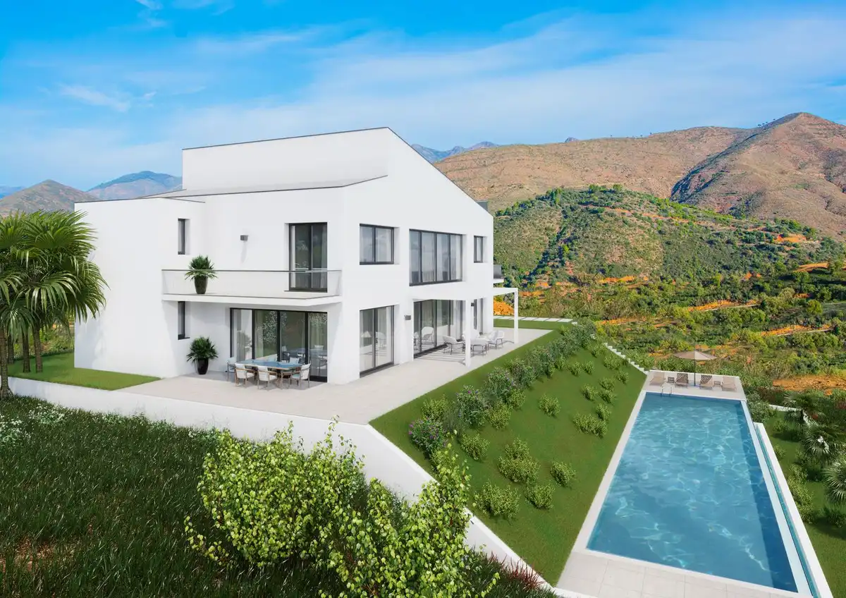 Vista exterior de Finca rústica en venta en Ojén con Terraza, Trastero y Alarma