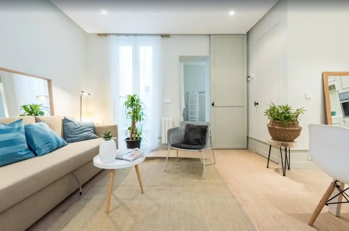 Sala de estar de Piso de alquiler en Ibaiondo
