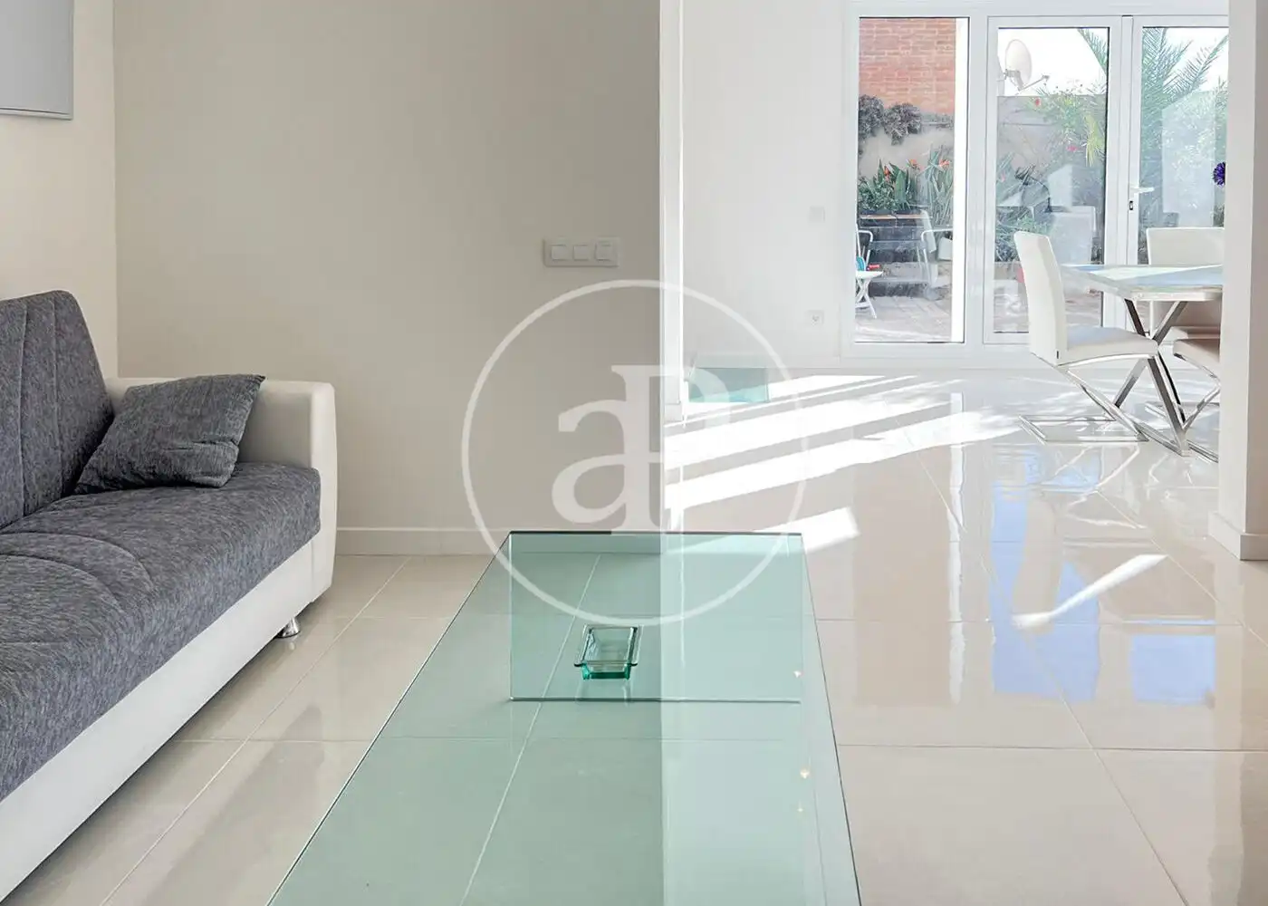 Living room of Houses for rent in Barcelona  with Air Conditioner, Heating and Terrace