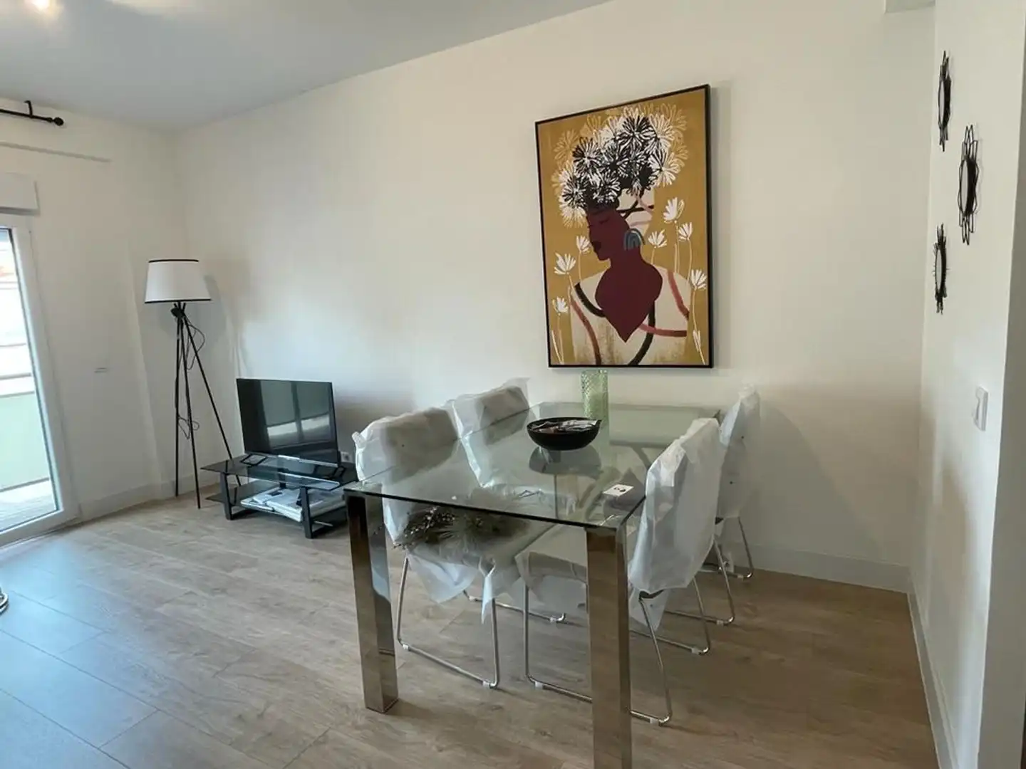 Comedor de Piso de alquiler en Madrid con Aire acondicionado, Calefacción y Terraza