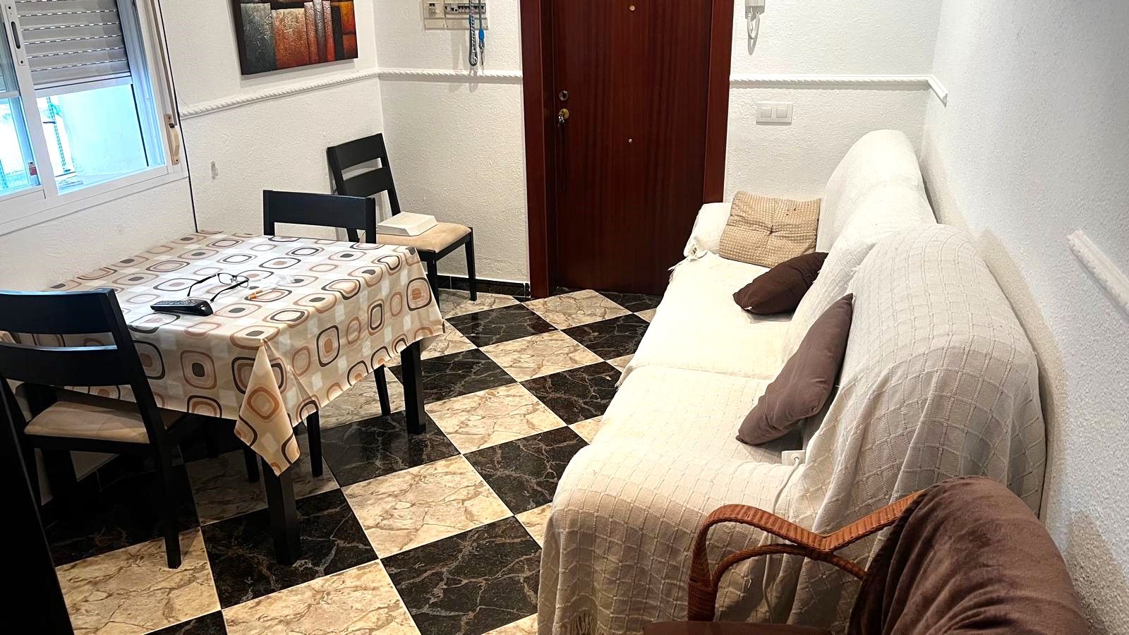 Sala d'estar de Pis en venda en Badajoz Capital amb Aire condicionat, Calefacció i Moblat