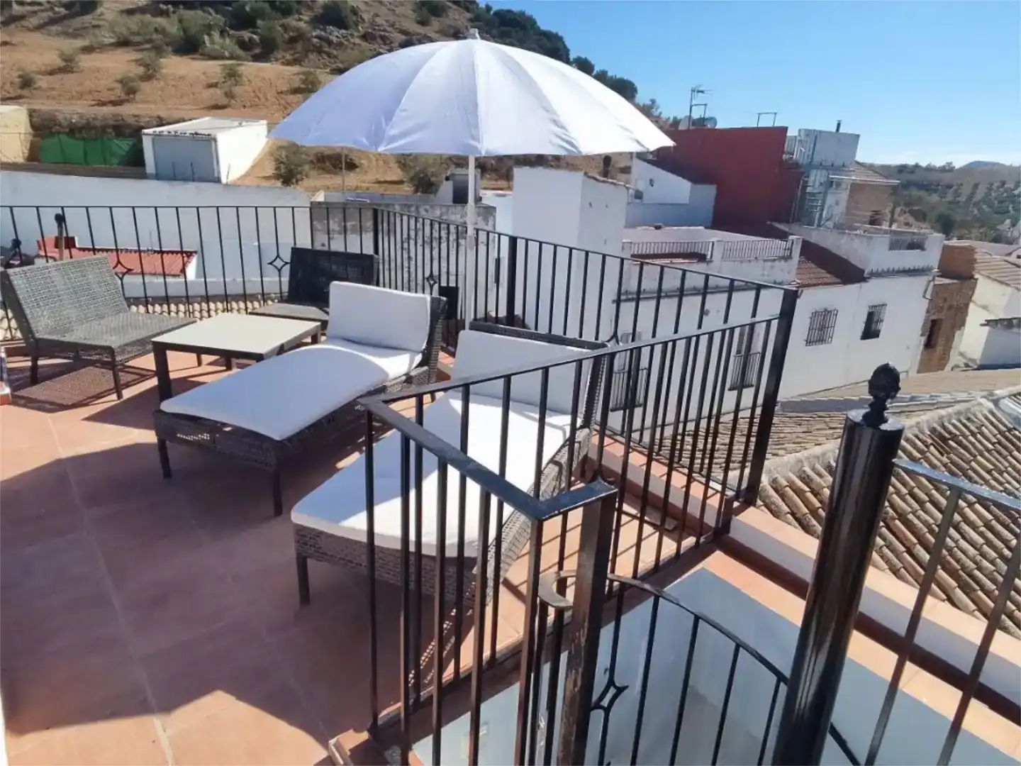 Terrassa de Casa adosada en venda en Pruna amb Balcó