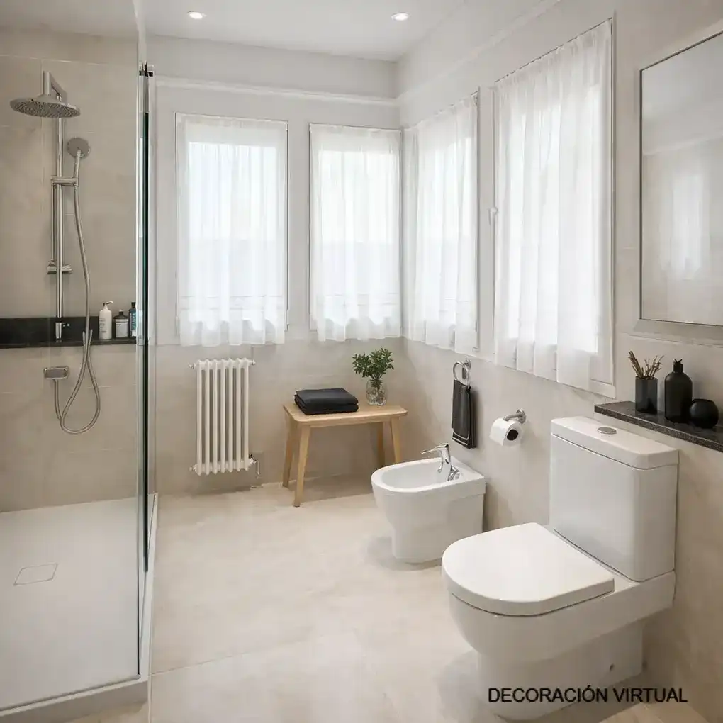 Baño de Casa o chalet en venta en Vitoria - Gasteiz con Calefacción, Jardín privado y Trastero