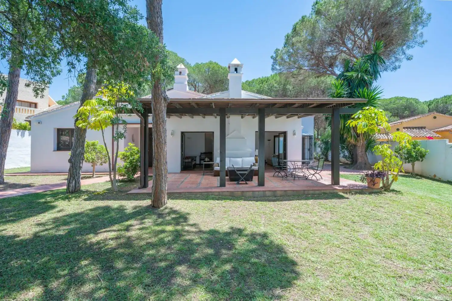 Jardí de Casa o xalet de lloguer en Marbella amb Aire condicionat