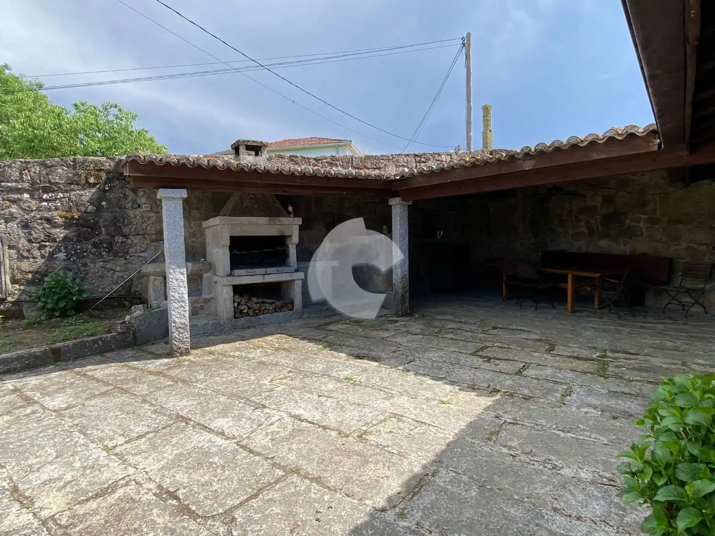 Terrassa de Casa o xalet en venda en San Cibrao das Viñas amb Calefacció, Jardí privat i Parquet
