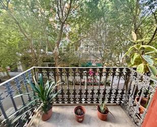 Balcony of Flat for sale in  Barcelona Capital  with Heating, Private garden and Terrace