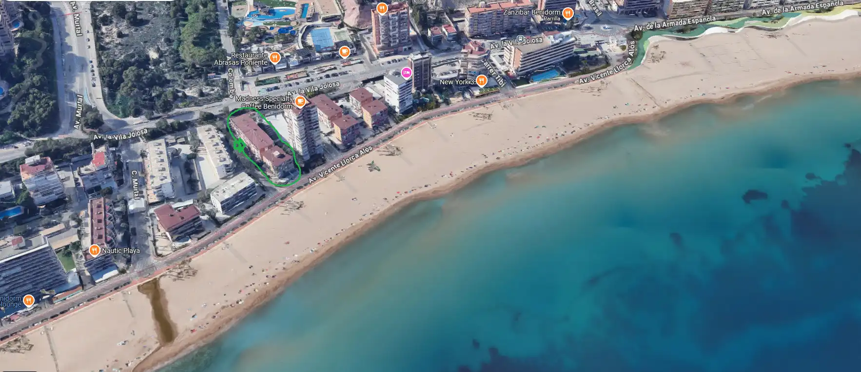 Vista exterior de Apartament de lloguer en Benidorm amb Aire condicionat, Calefacció i Terrassa