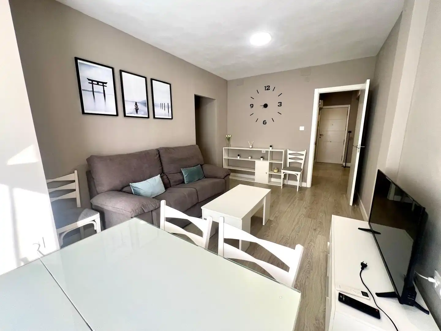 Sala d'estar de Pis de lloguer en Plasencia amb Aire condicionat, Calefacció i Moblat