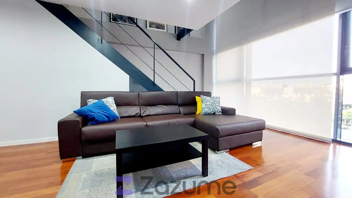 Living room of Lofts for rent in San Sebastián de los Reyes  with Air Conditioner, Heating and Parquet flooring