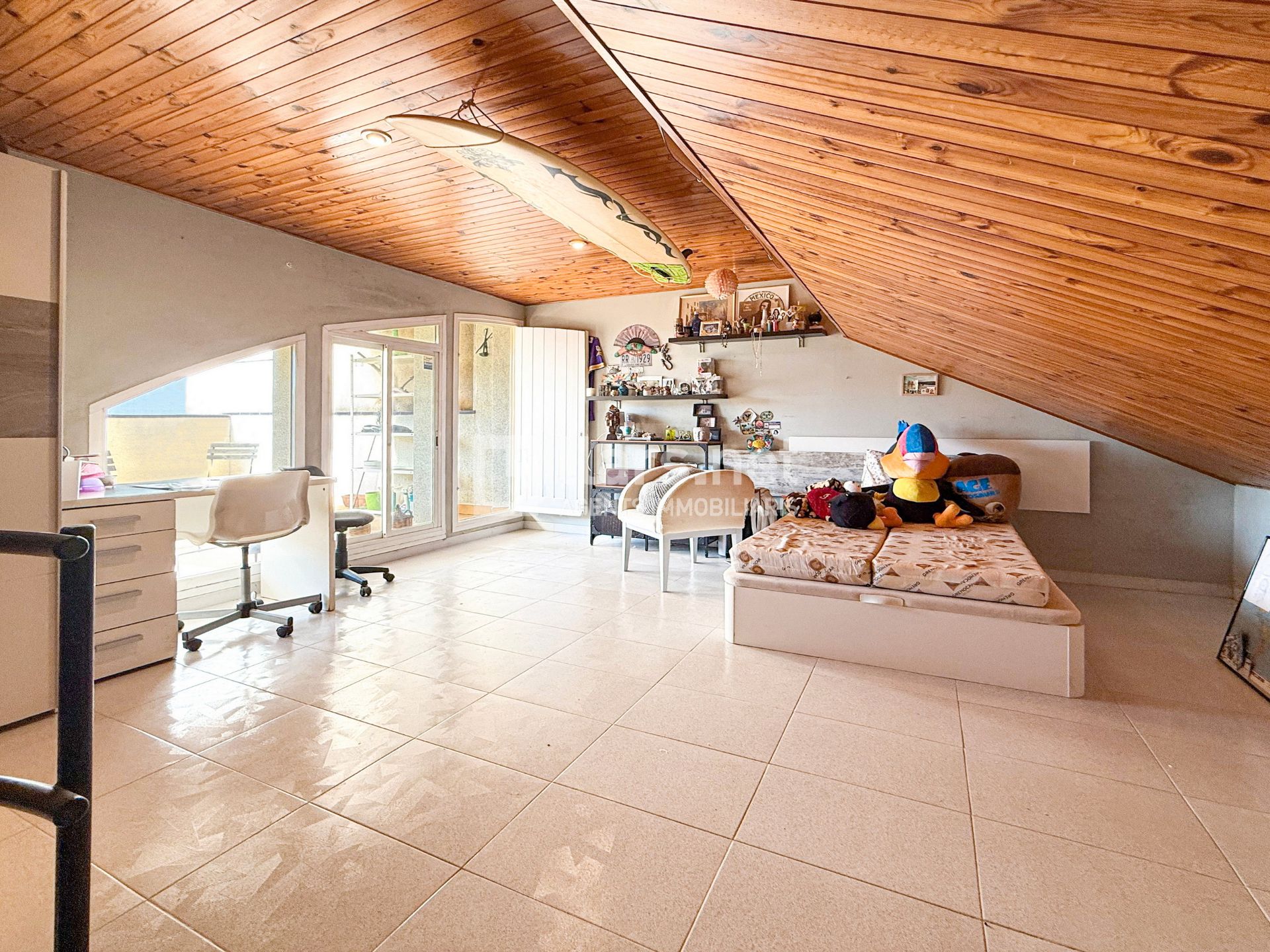 Bedroom of Single-family semi-detached for sale in Vilanova i la Geltrú  with Air Conditioner, Heating and Terrace