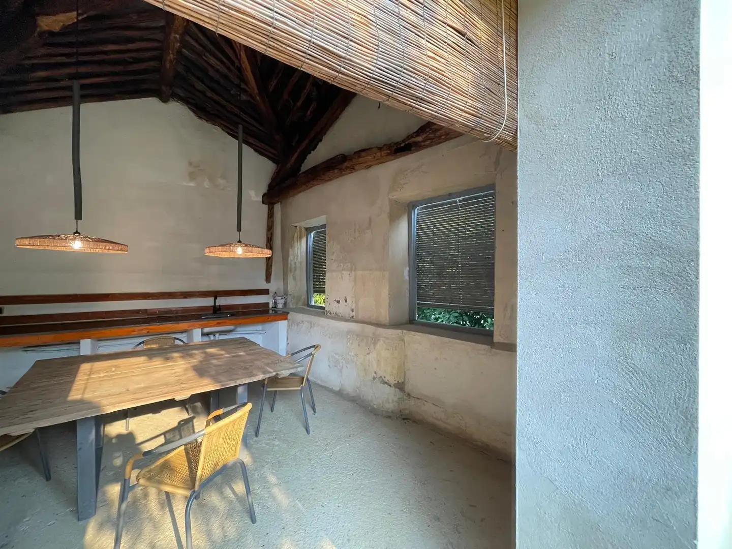 Cuina de Finca rústica en venda en Cabañas Raras amb Jardí privat, Terrassa i Traster