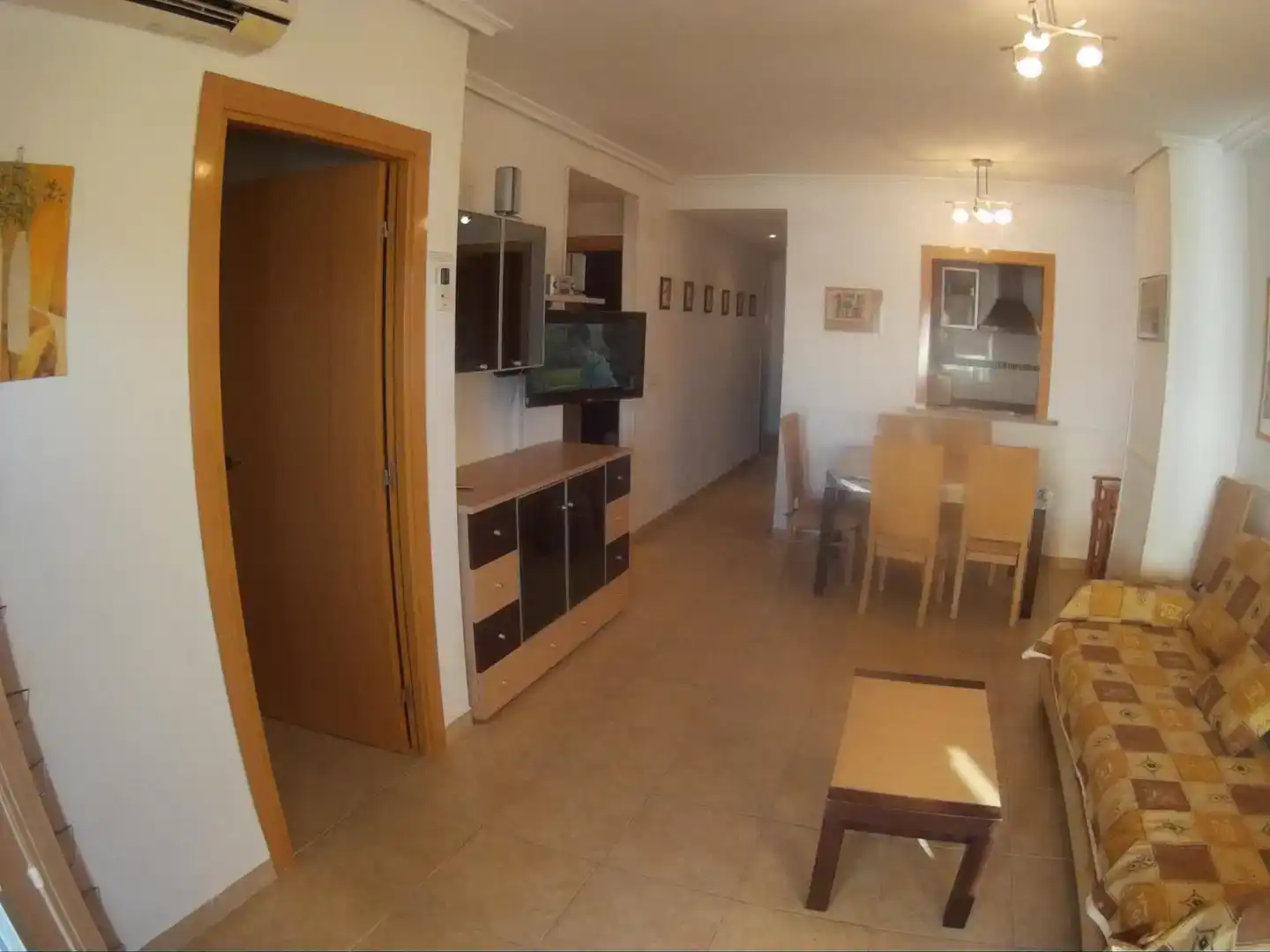Comedor de Piso de alquiler en Oropesa del Mar / Orpesa con Aire acondicionado, Piscina y Amueblado