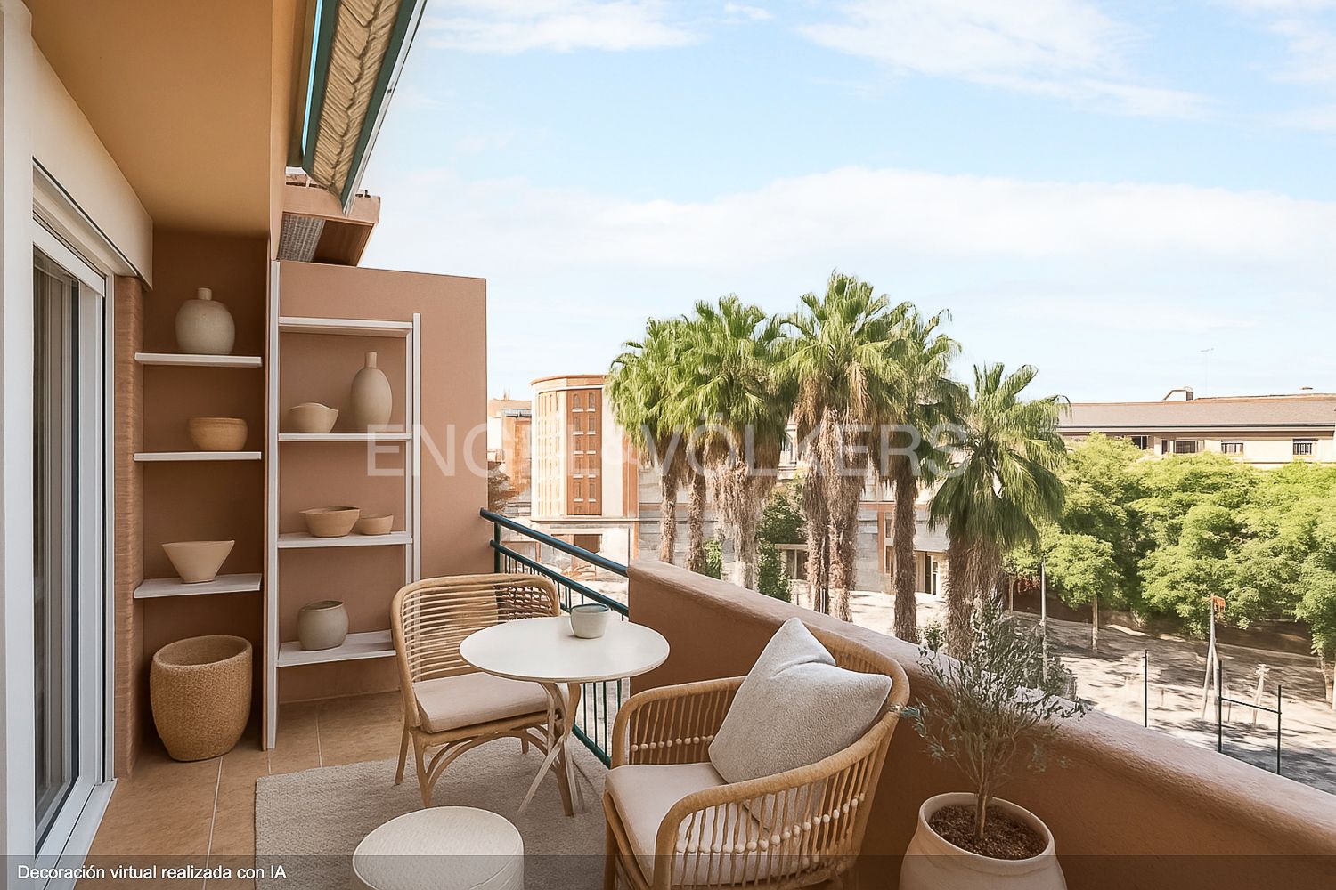 Terraza de Apartamento en venta en Burjassot con Calefacción y Balcón