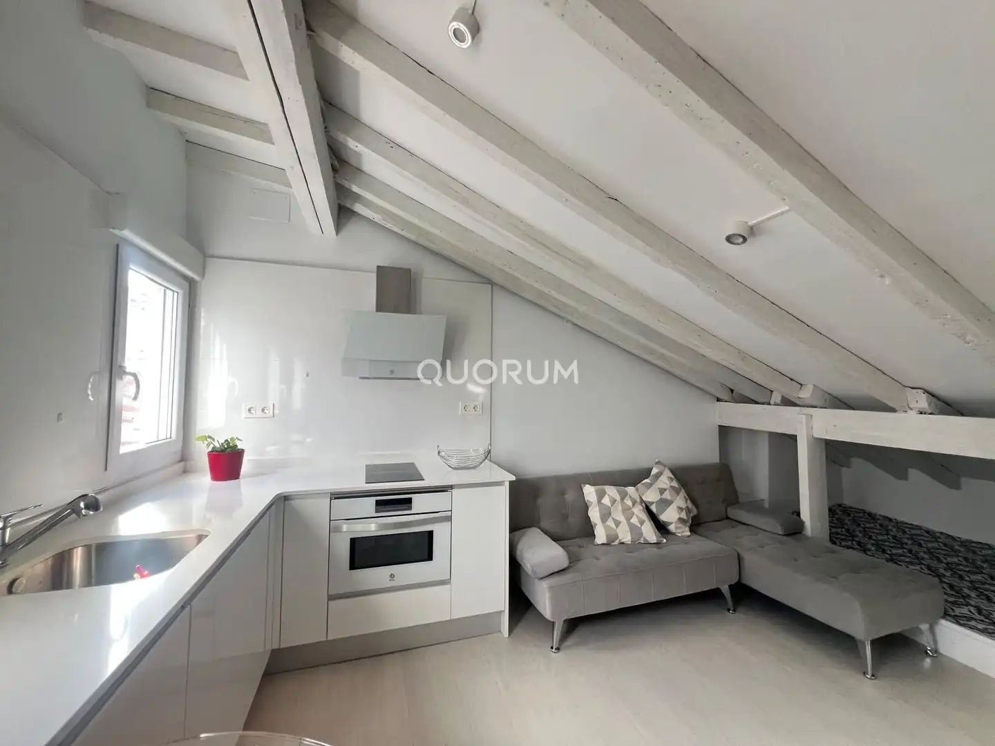 Cocina de Piso de alquiler en Bilbao  con Amueblado