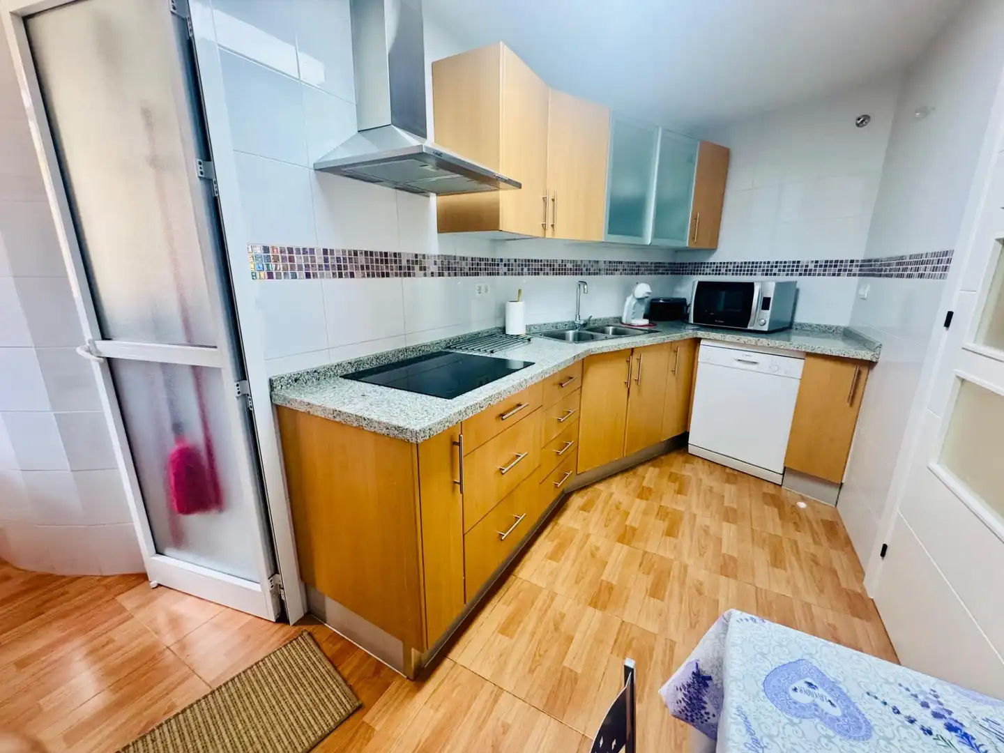 Küche von Wohnung zur Miete in Málaga mit Klimaanlage und Möbliert