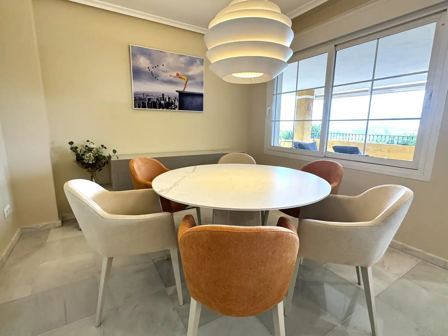 Comedor de Apartamento de alquiler en Altea con Aire acondicionado, Calefacción y Jardín privado