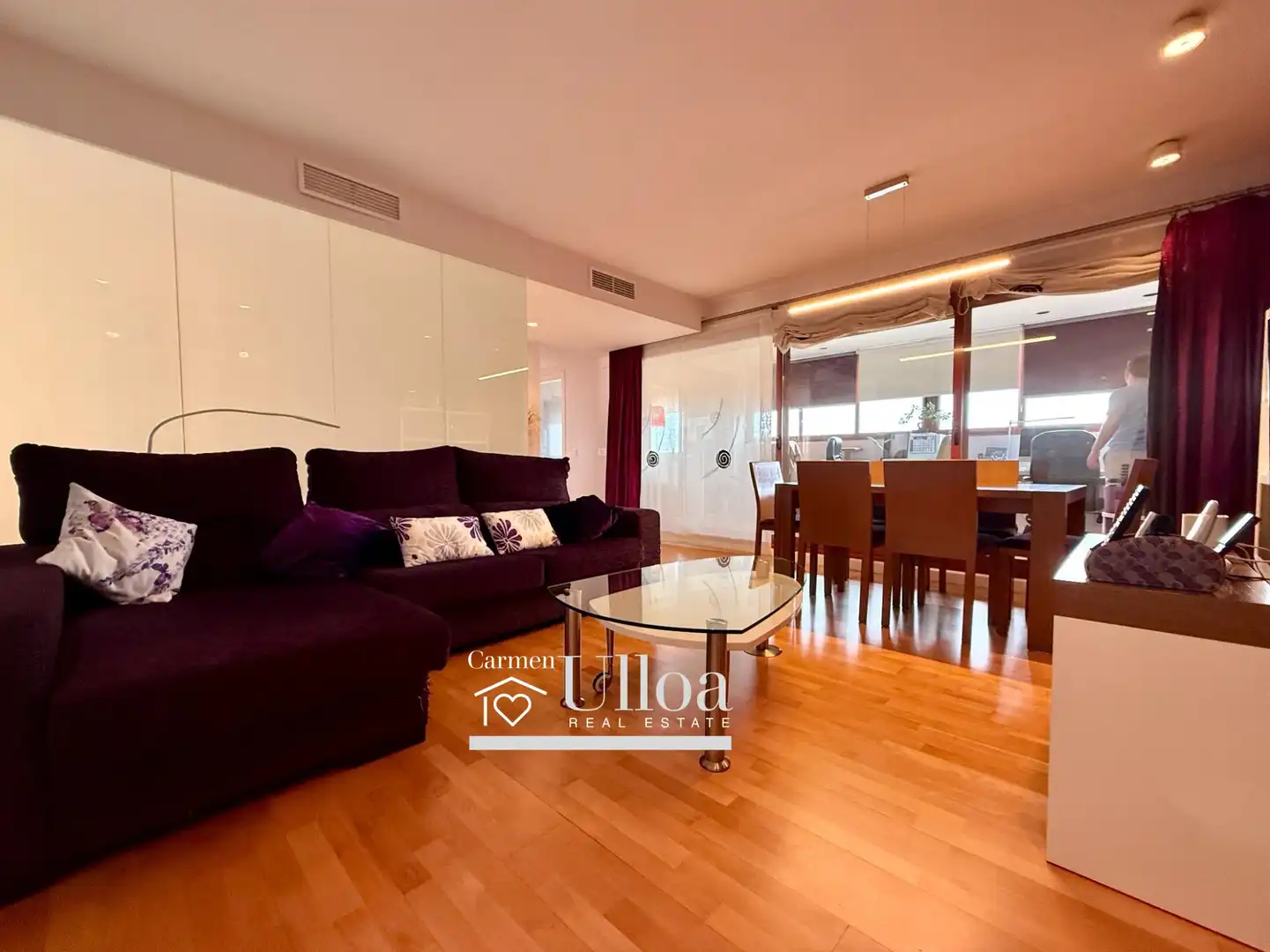 Sala de estar de Apartamento en venta en Alicante / Alacant con Aire acondicionado, Calefacción y Jardín privado