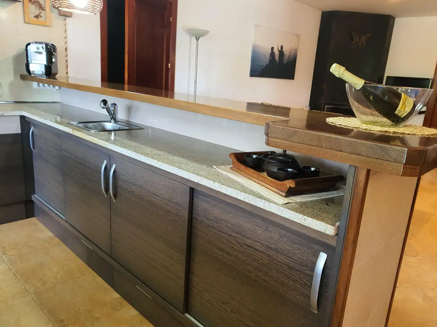 Cocina de Casa o chalet en venta en Guixers con Calefacción, Jardín privado y Terraza