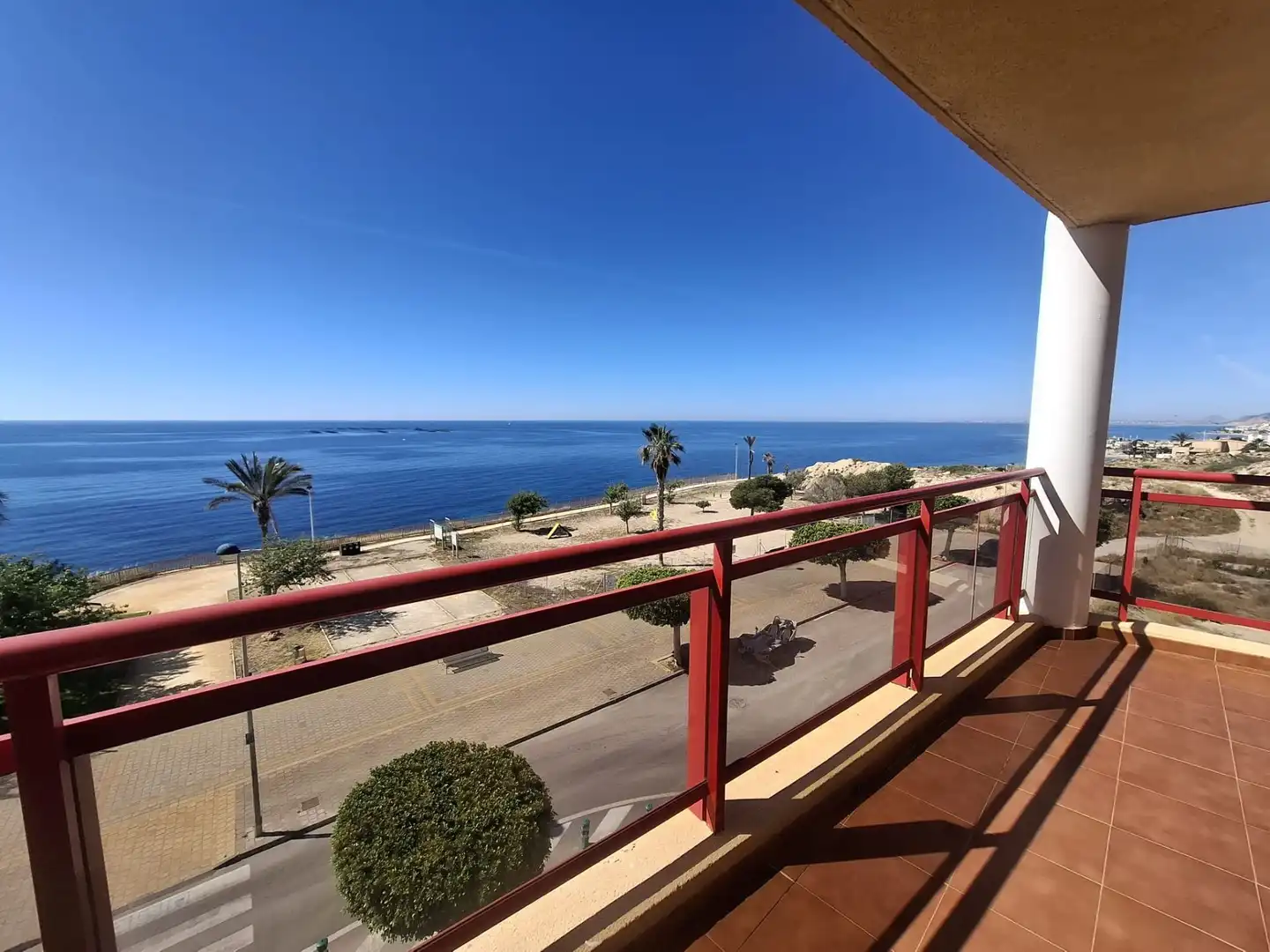 Terrassa de Pis de lloguer en Villajoyosa / La Vila Joiosa amb Aire condicionat, Terrassa i Piscina comunitària