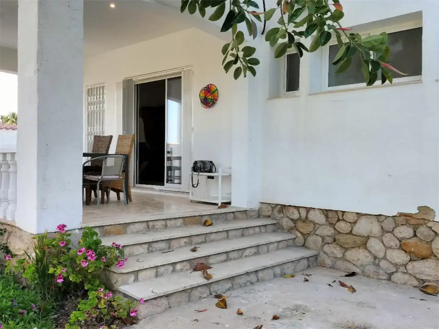 Terrassa de Casa o xalet en venda en Alcanar amb Aire condicionat i Piscina