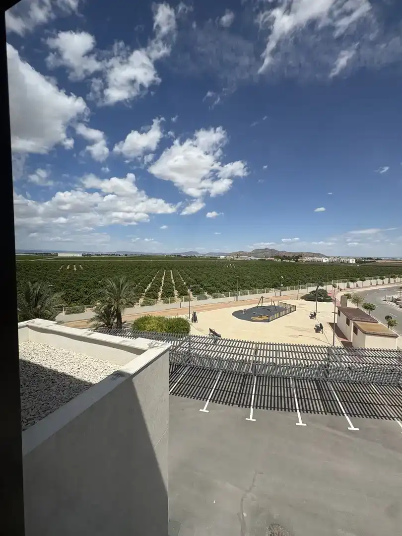 Vista exterior de Pis en venda en Torre-Pacheco amb Aire condicionat, Piscina i Balcó