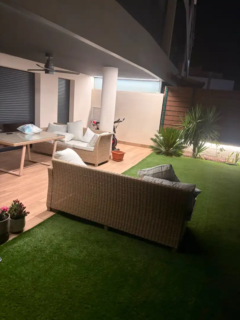Terraza de Planta baja en venta en Almería con Aire acondicionado, Calefacción y Jardín privado
