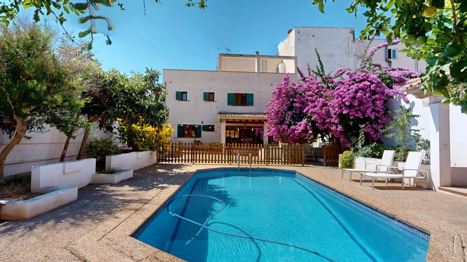 Piscina de Casa o xalet en venda en  Palma de Mallorca amb Aire condicionat, Jardí privat i Terrassa