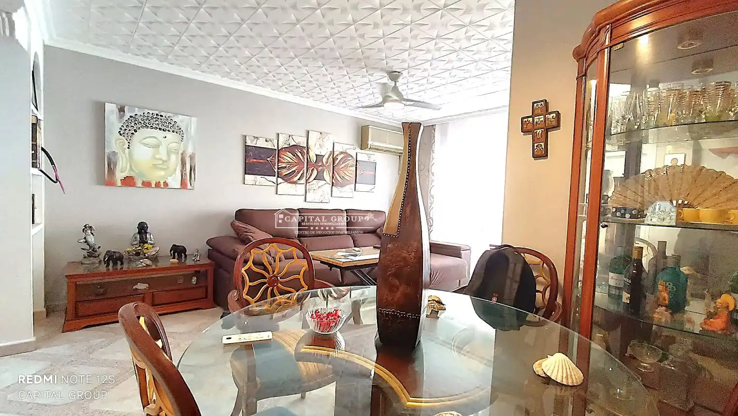 Sala de estar de Piso en venta en Huelva con Aire acondicionado, Terraza y Amueblado