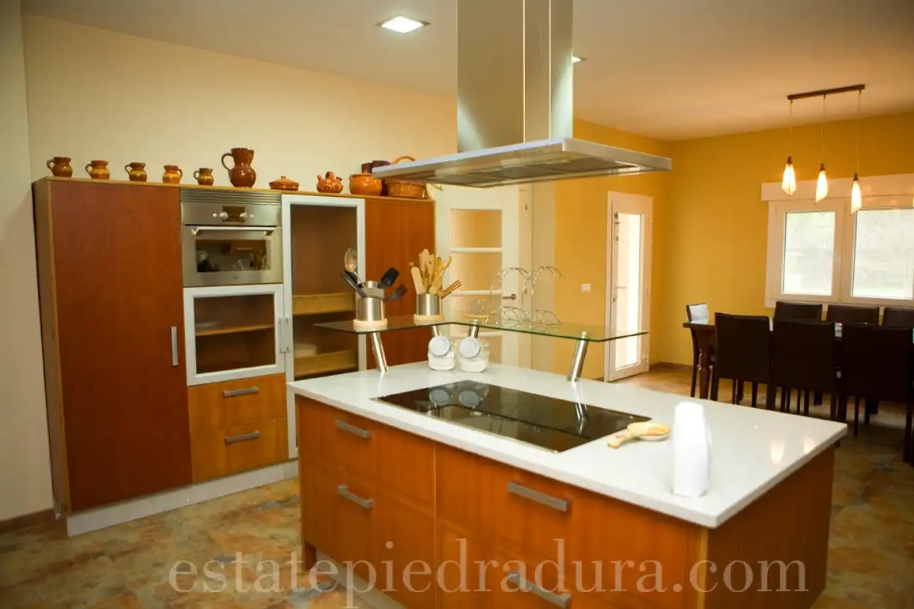 Cocina de Casa o chalet en venta en Pontevedra Capital  con Calefacción, Jardín privado y Terraza