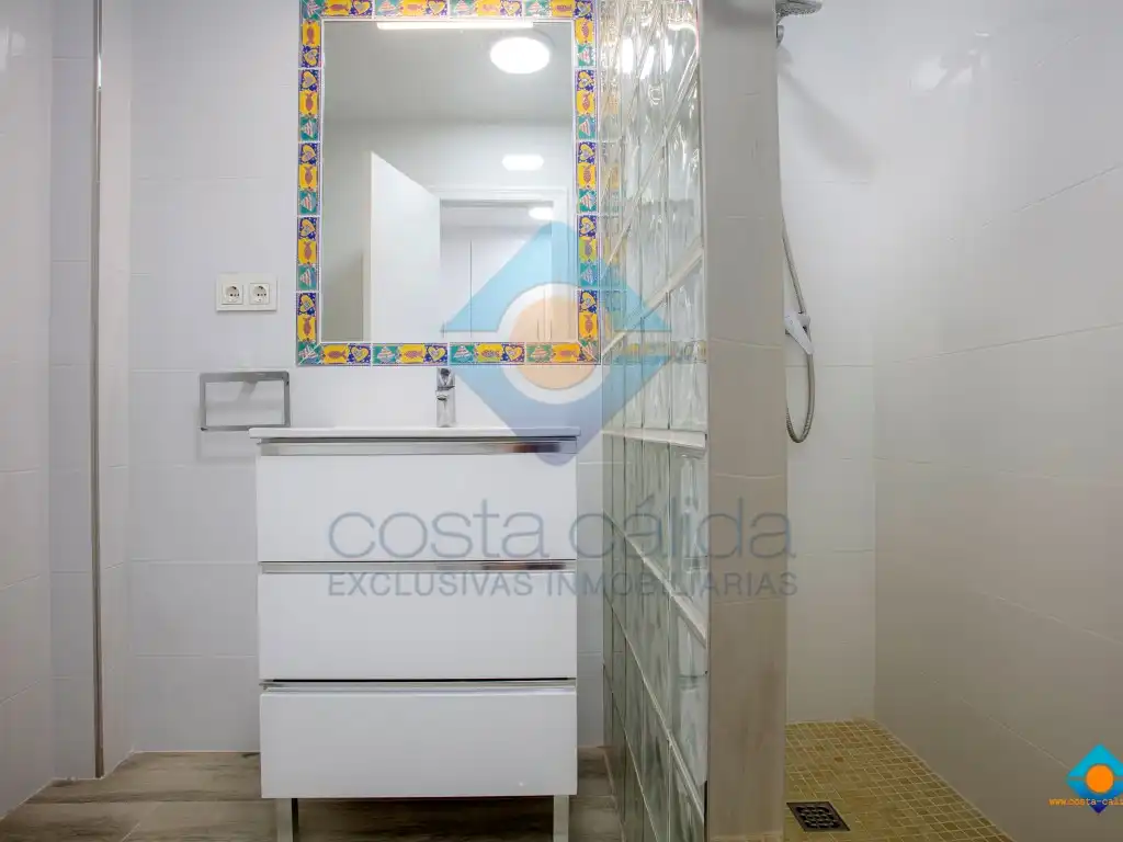 Baño de Planta baja en venta en Mazarrón con Aire acondicionado, Terraza y Amueblado