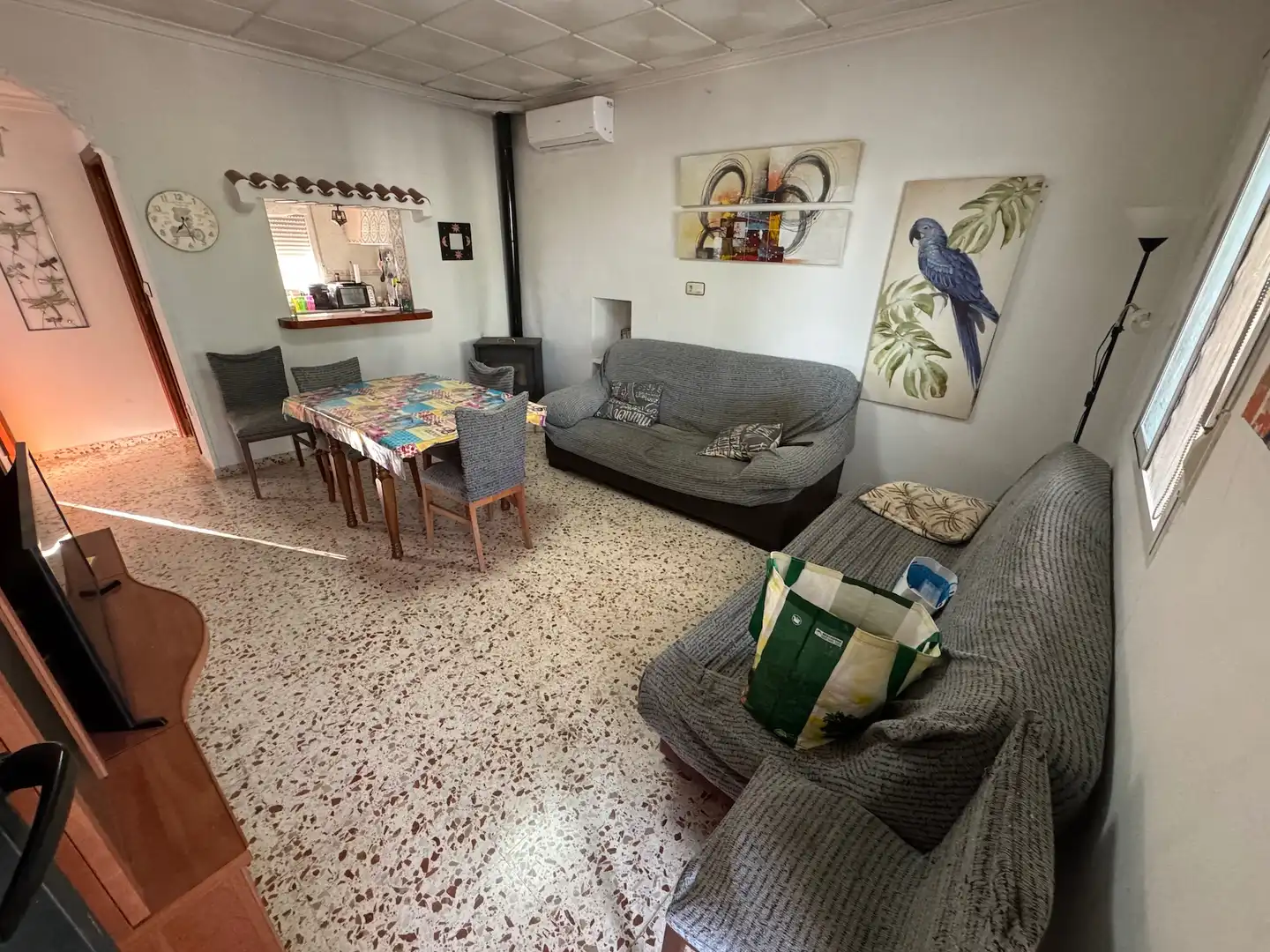Sala d'estar de Casa o xalet en venda en Villena amb Aire condicionat, Jardí privat i Terrassa