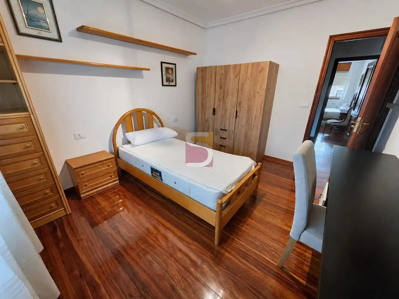 Bedroom of Flat for rent in Gondomar  with Heating, Furnished and Balcony