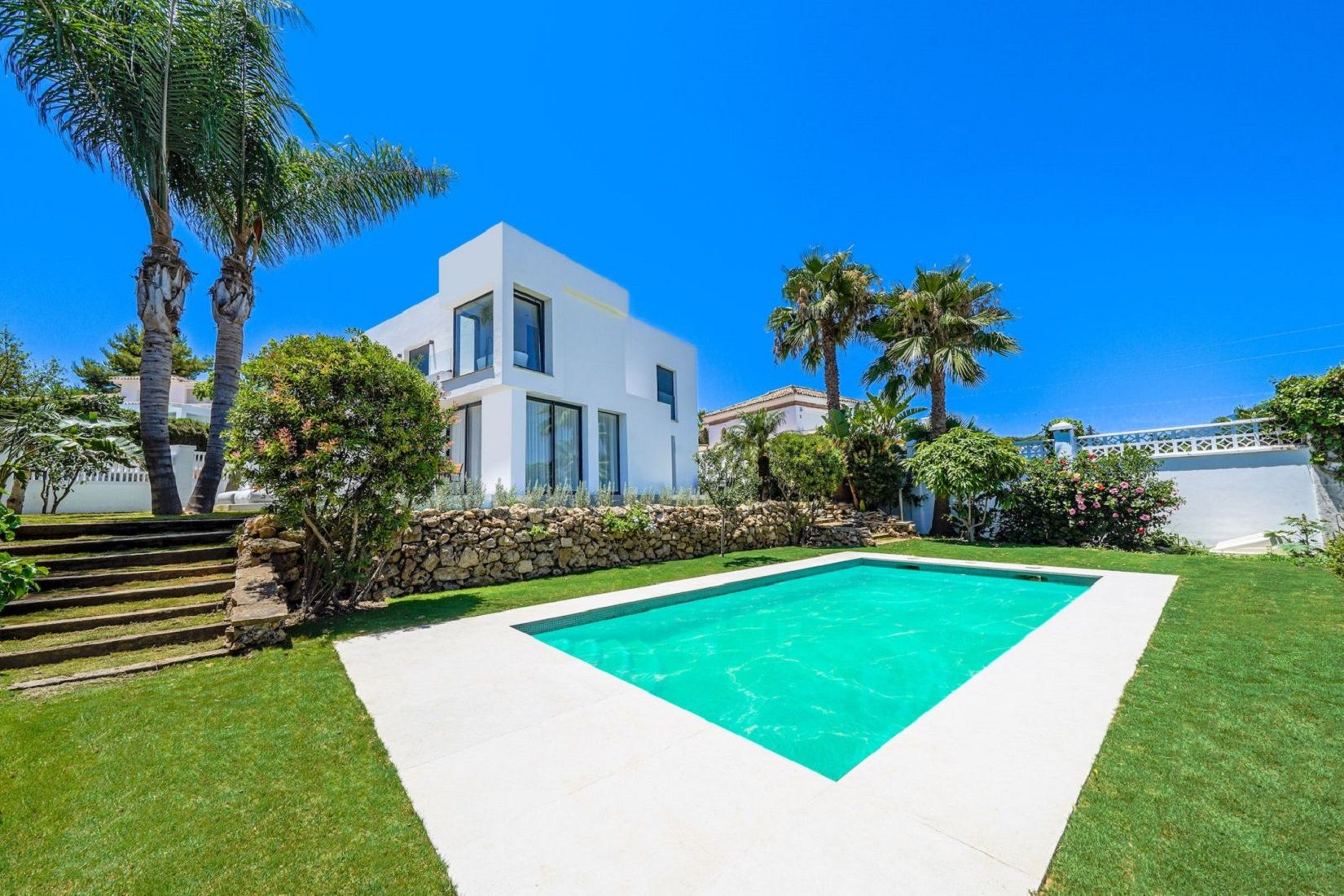 Jardín de Casa o chalet en venta en Marbella con Aire acondicionado, Terraza y Piscina
