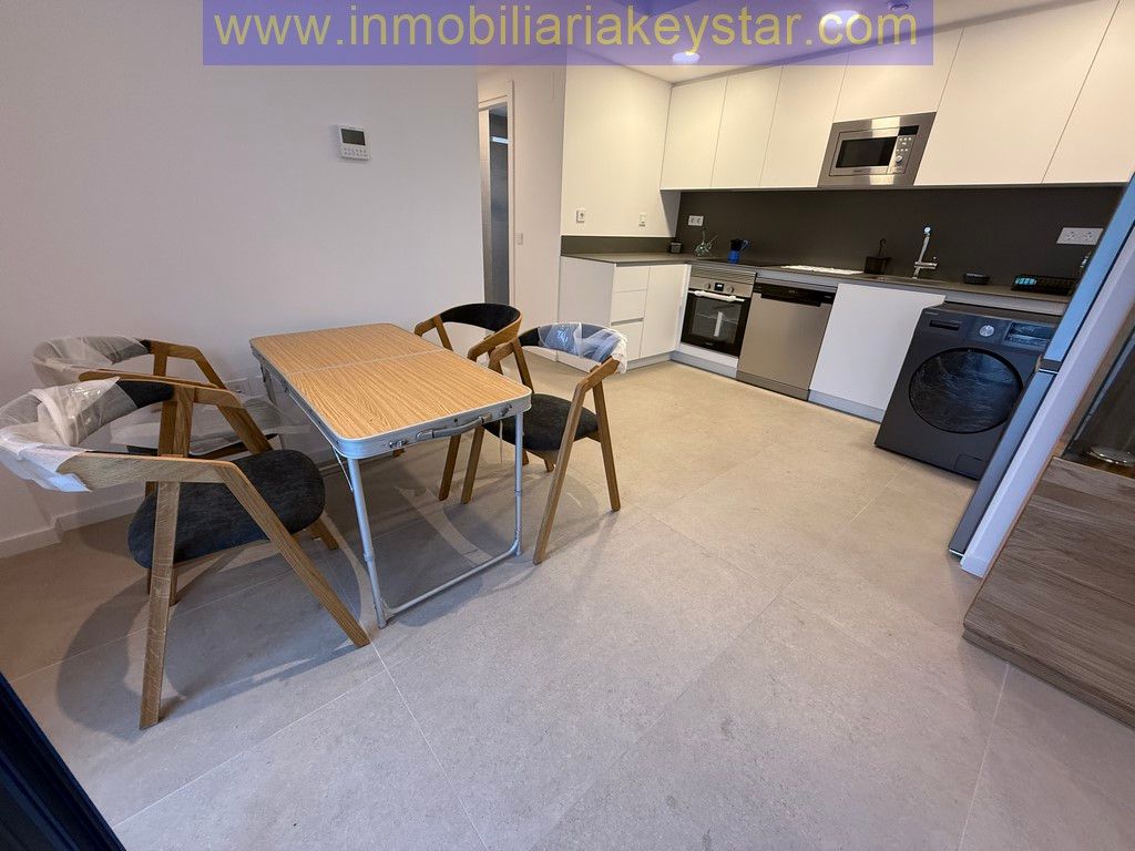 Kitchen of Flat to rent in Vilanova i la Geltrú  with Air Conditioner, Heating and Terrace