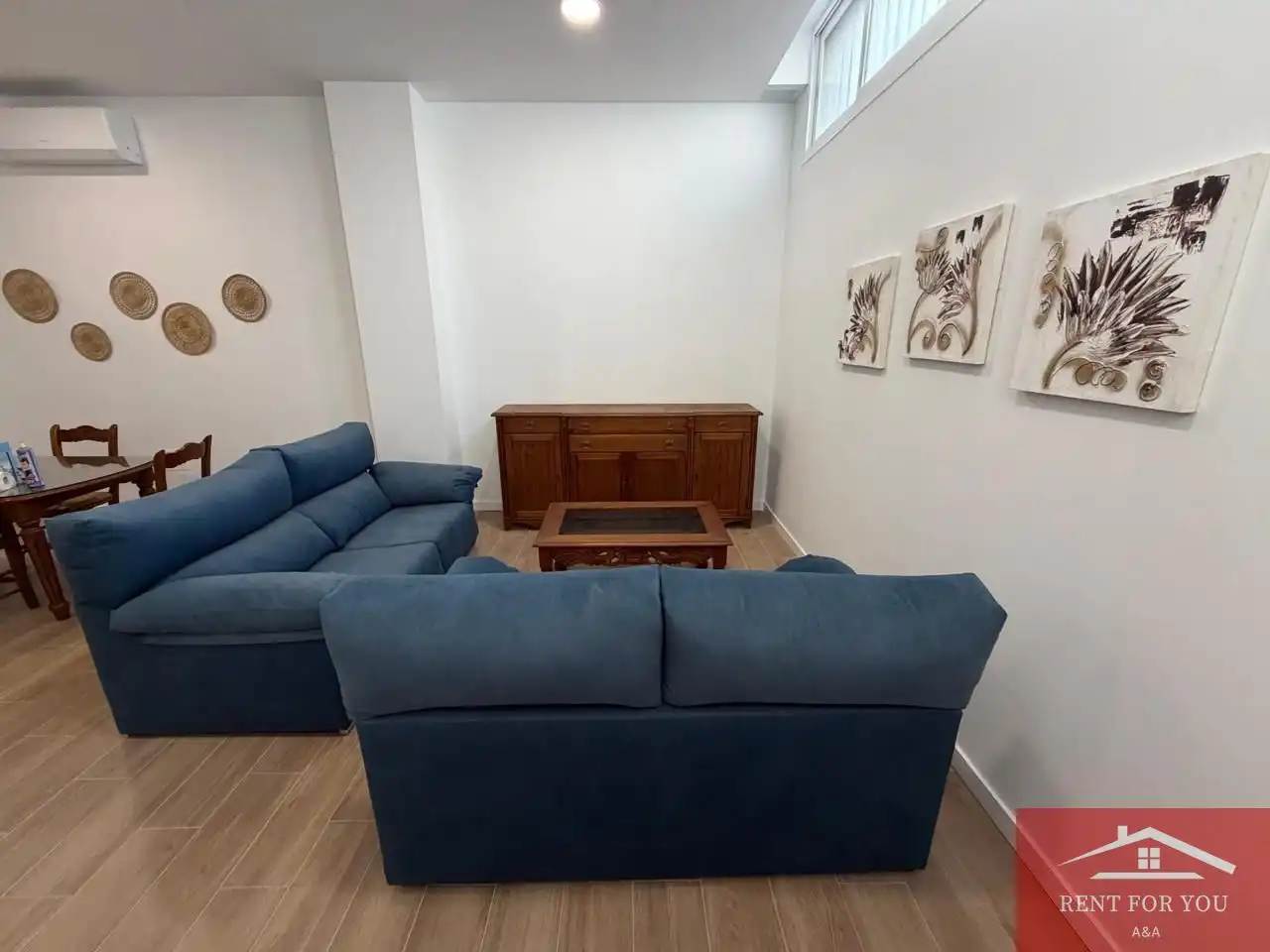 Sala de estar de Estudio de alquiler en Alhaurín El Grande con Aire acondicionado y Amueblado