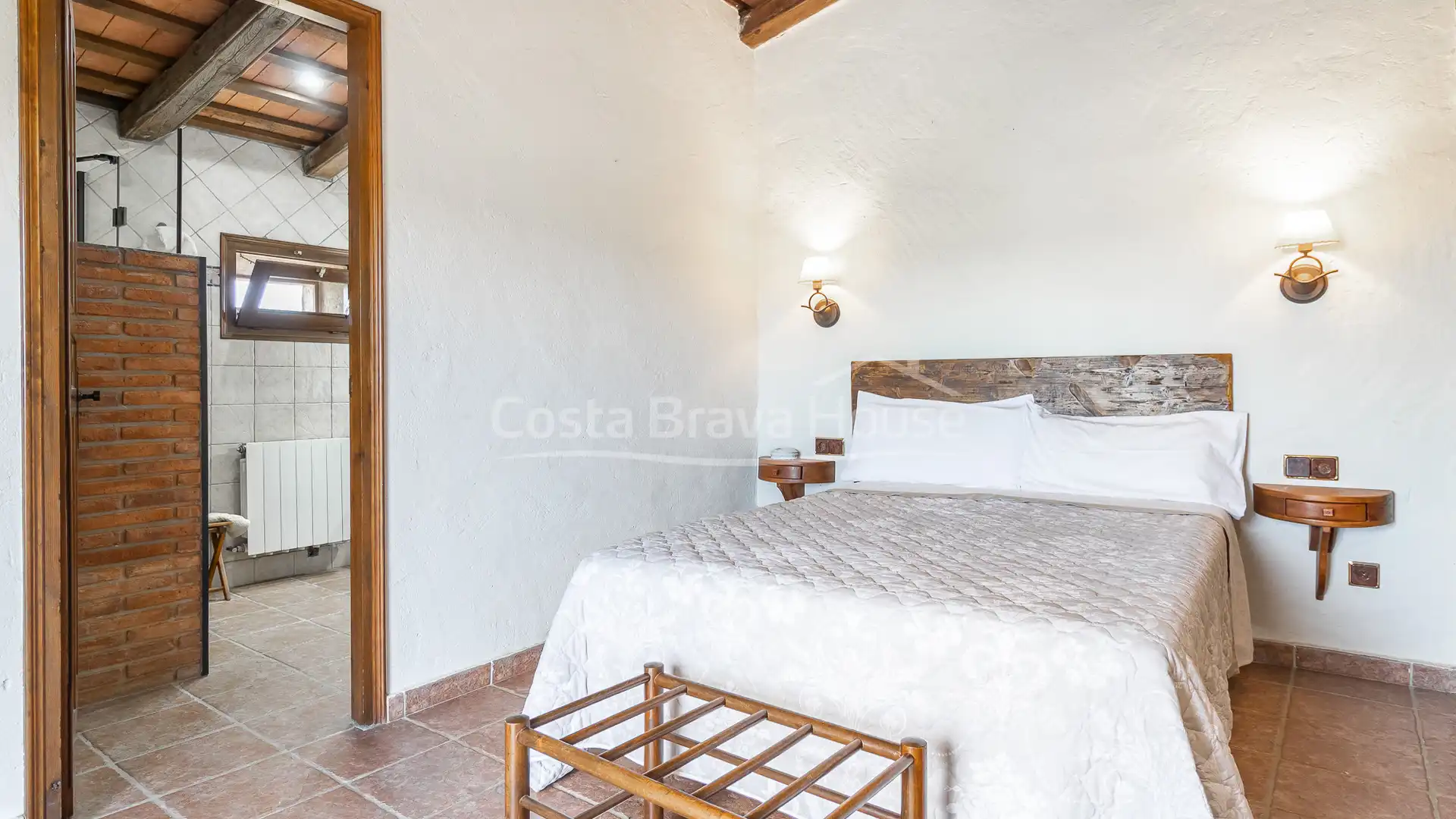 Bedroom of Country homes for sale in Begur  with Air Conditioner, Heating and Private garden