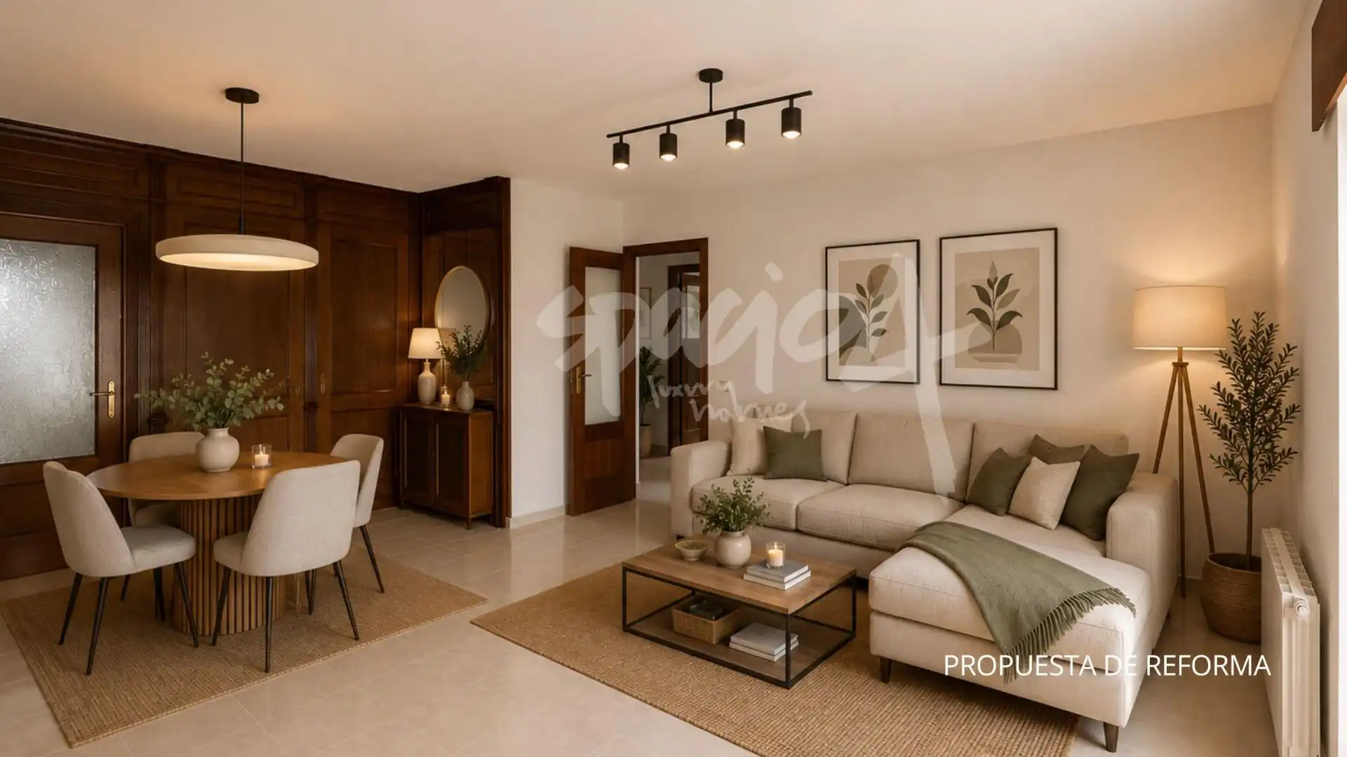 Living room of Houses for sale in Sevilla la Nueva  with Heating, Private garden and Terrace