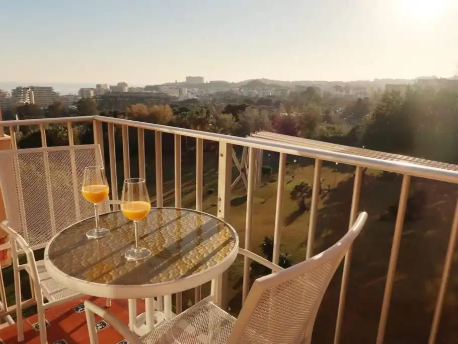 Terrasse von Wohnung zum Verkauf in Benalmádena mit Klimaanlage und Balkon