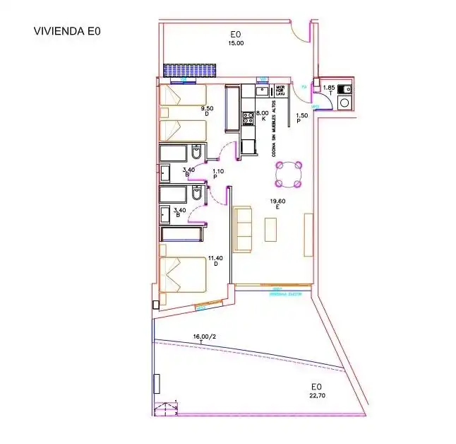 Planta baixa en venda en Mazarrón amb Aire condicionat, Terrassa i Traster