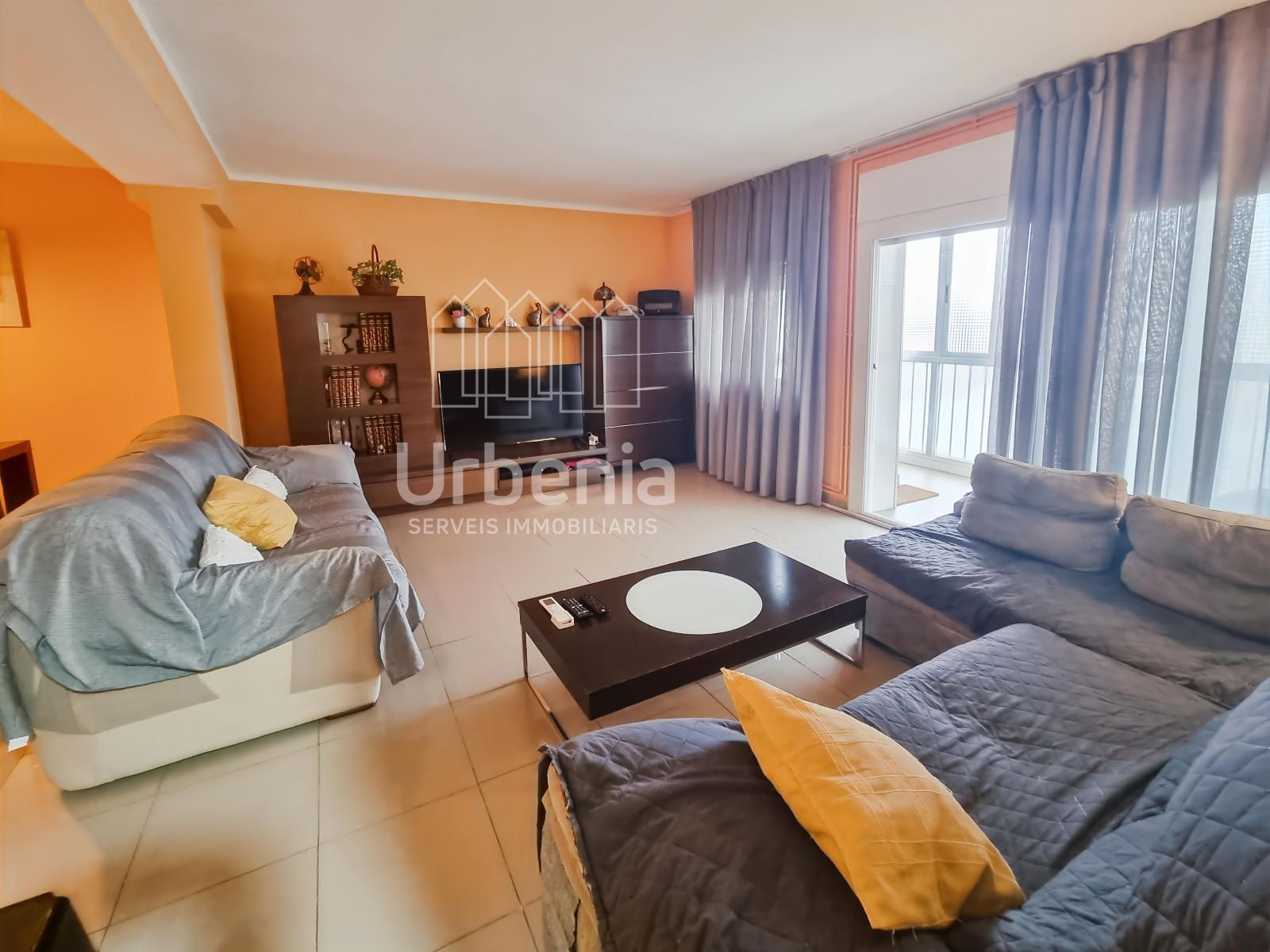 Living room of Flat for sale in Mataró  with Heating and Terrace
