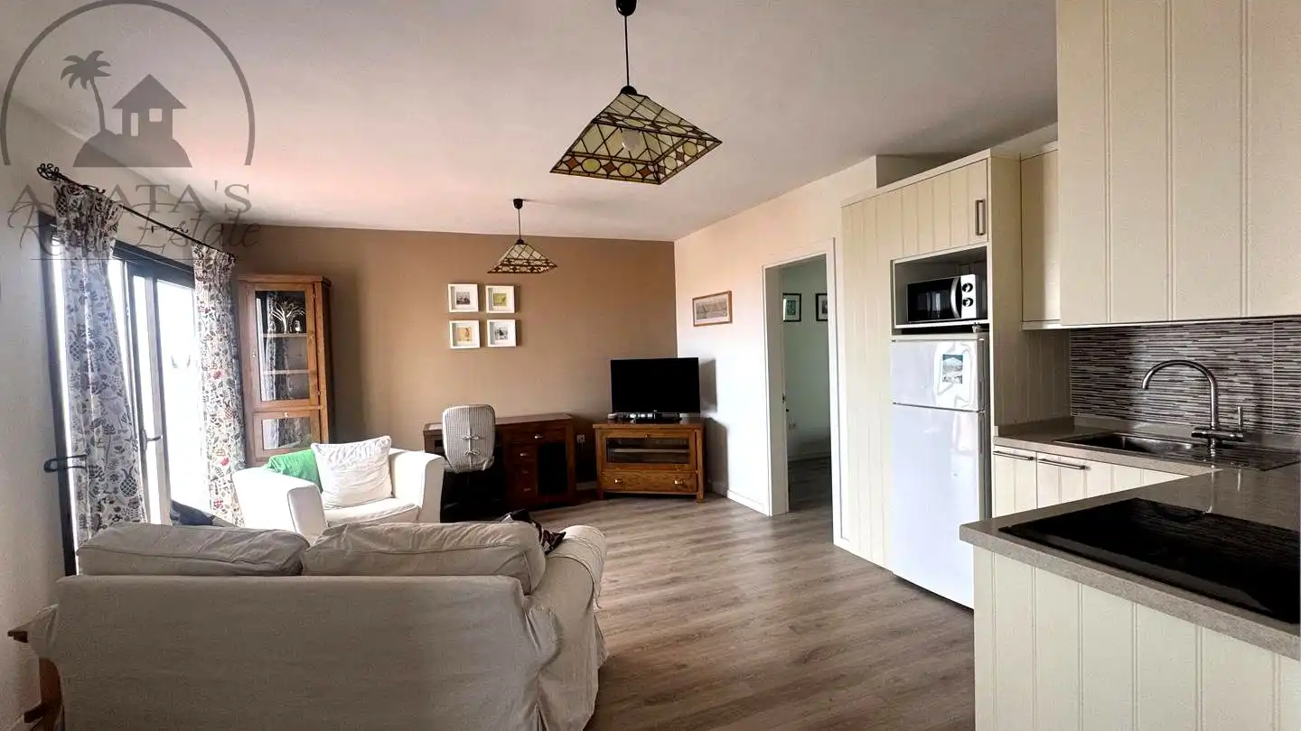 Sala de estar de Piso de alquiler en Garachico con Terraza y Amueblado