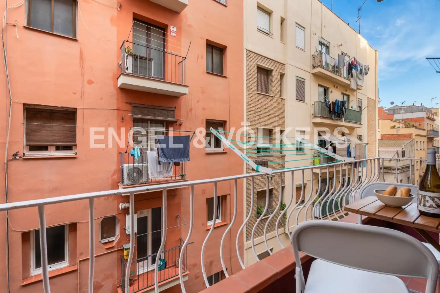 Terrasse von Wohnung zur Miete in Barcelona mit Klimaanlage, Heizung und Parkett