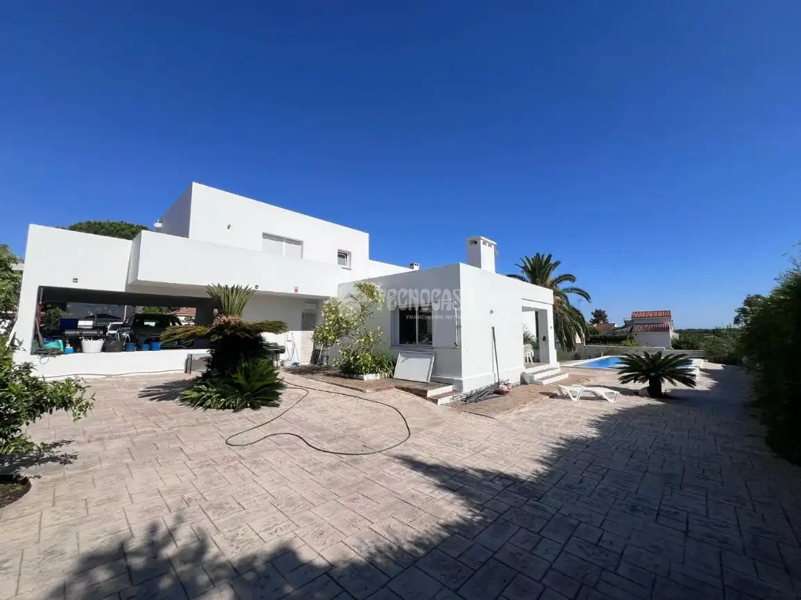 Exterior view of Houses for sale in Aljaraque  with Air Conditioner, Heating and Private garden
