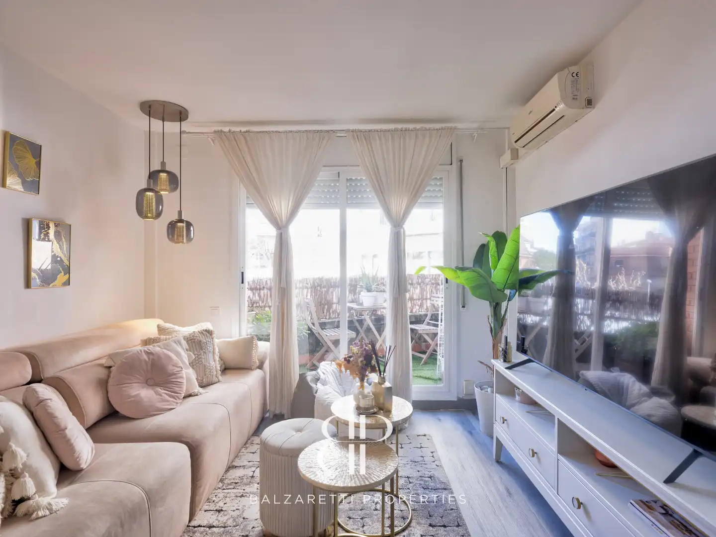 Wohnzimmer von Wohnung zum Verkauf in Rubí mit Klimaanlage, Heizung und Parkett