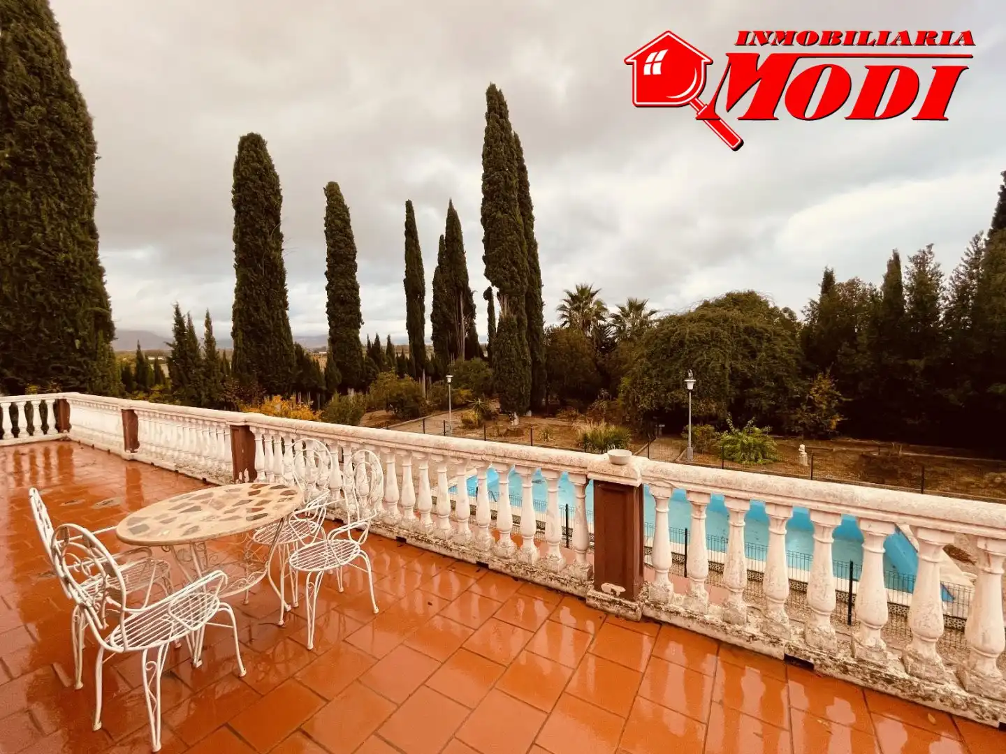 Terrasse von Country house zum Verkauf in Santa Fe mit Klimaanlage, Heizung und Privatgarten