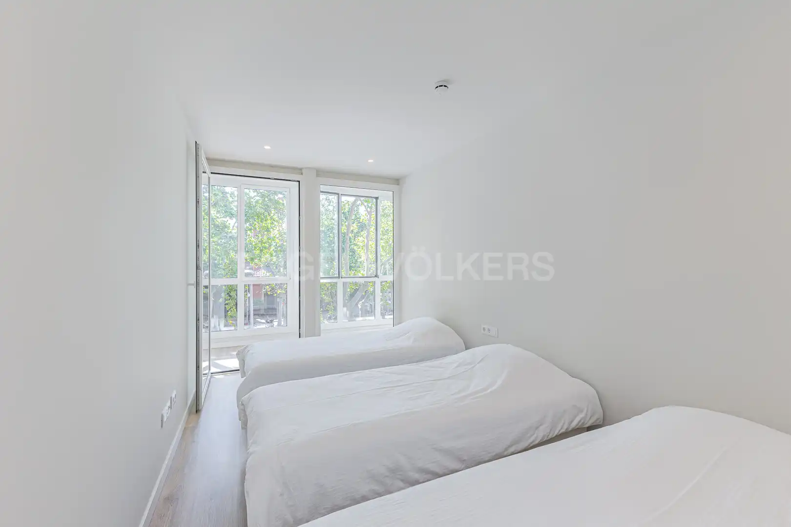 Schlafzimmer von Wohnung zum Verkauf in Barcelona mit Klimaanlage, Heizung und Parkett