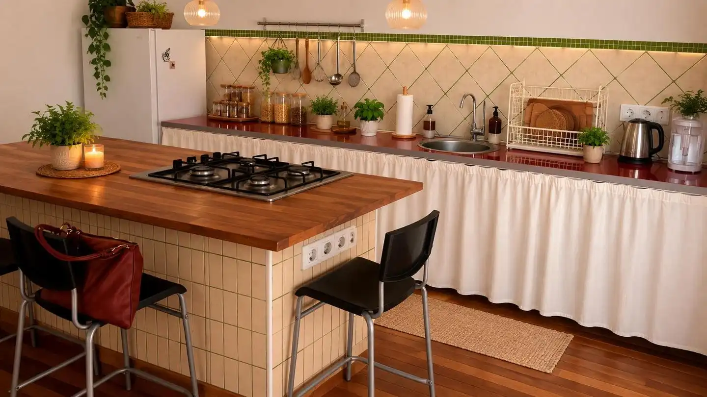 Kitchen of Detached homes for rent in Santa Lucía de Tirajana  with Air Conditioner, Terrace and Furnished