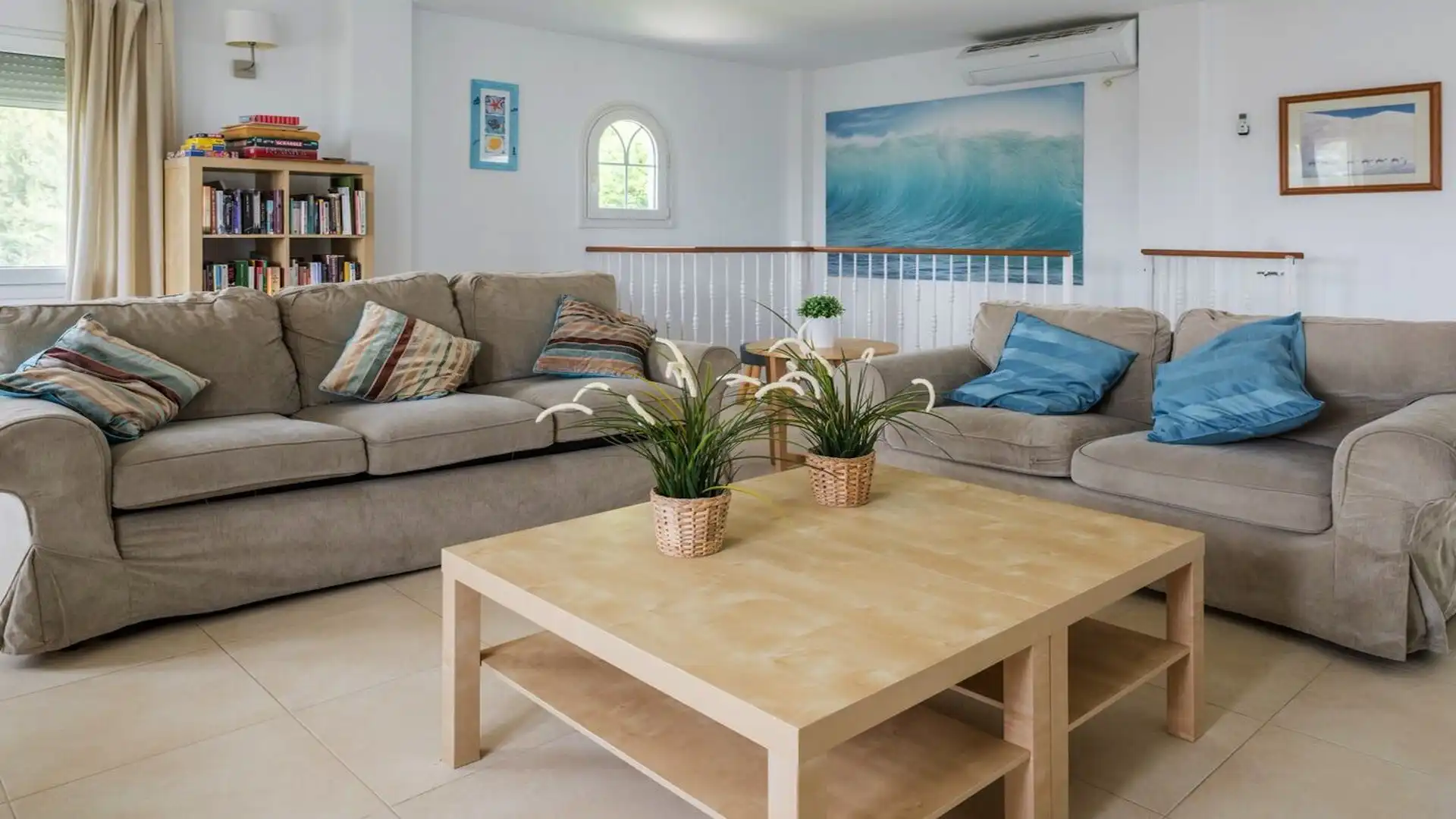 Living room of Houses for sale in Frigiliana  with Air Conditioner, Private garden and Terrace