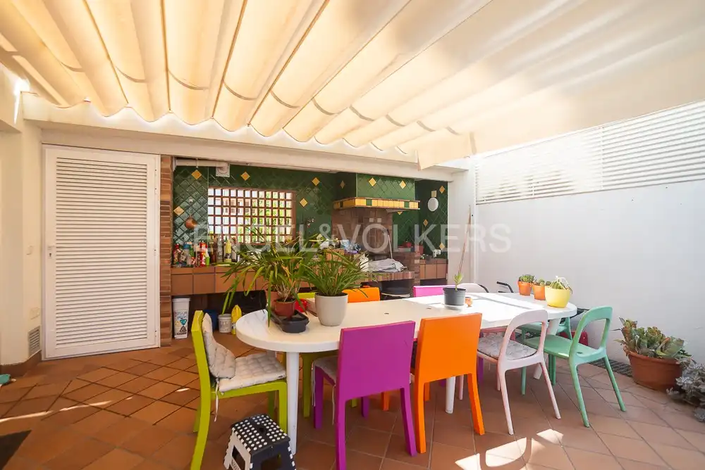 Terrassa de Casa o xalet en venda en Benicasim / Benicàssim amb Calefacció, Jardí privat i Terrassa